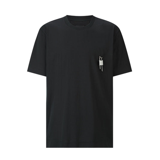 Lock pendant short sleeves
