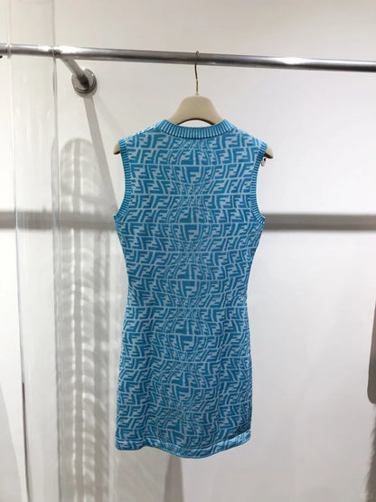 Full logo camisole skirt