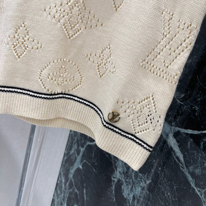 25ss Round neck knitted vest