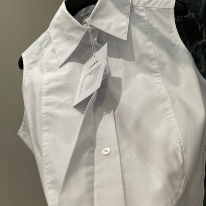 25ss Sleeveless lapel shirt
