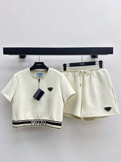 25ss Printed fashion casual suit