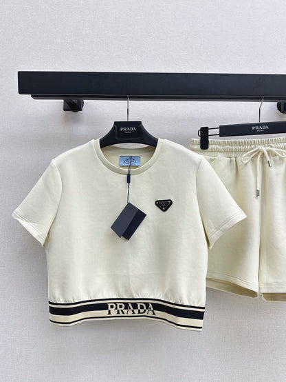 25ss Printed fashion casual suit