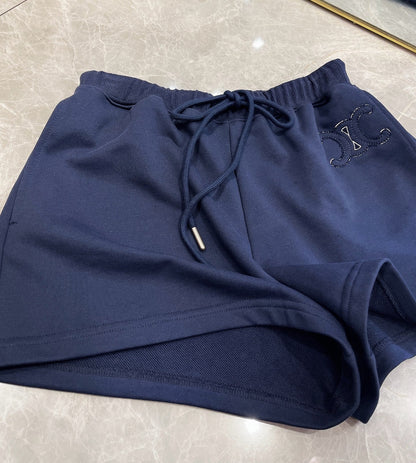 25ss Casual lazy sweater + shorts set
