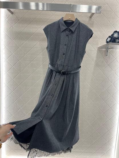 25SS Belt lace dress
