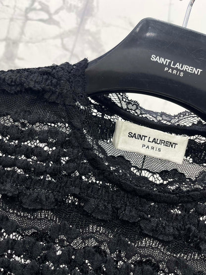 25SS Lace long sleeved top