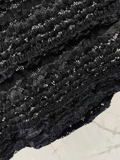 25SS Lace long sleeved top