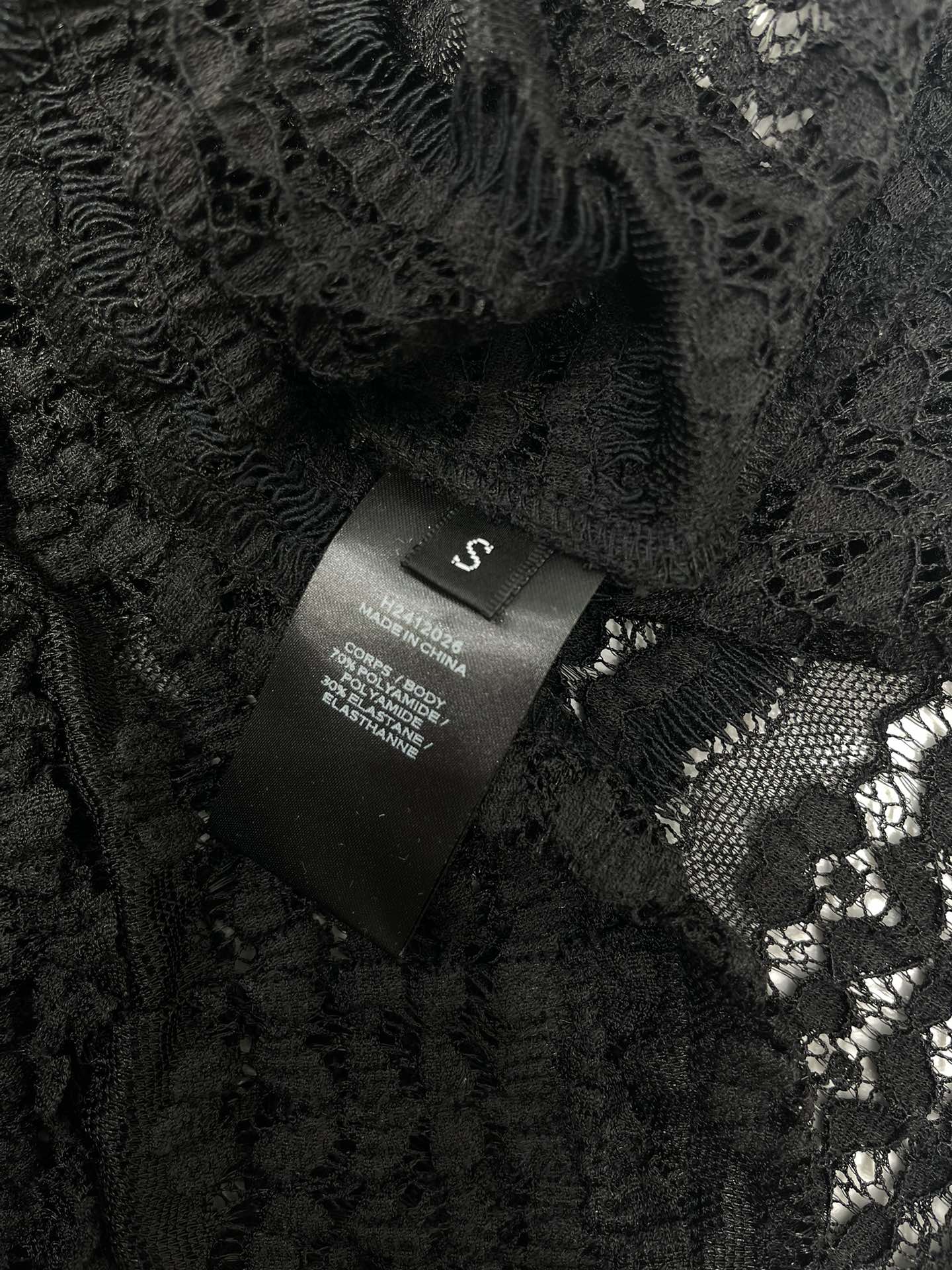 25SS Lace long sleeved top