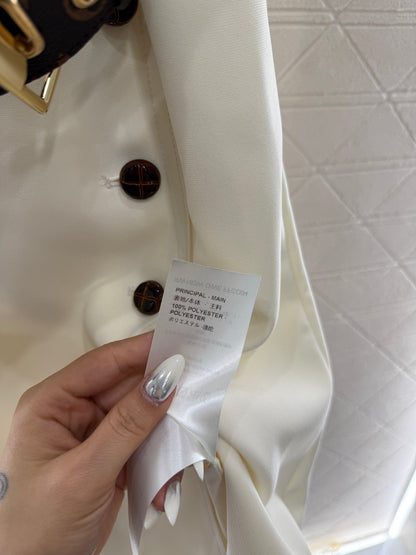 25SS Belt double breasted dress