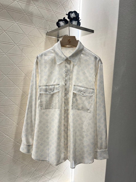 25SS  Collar printed shirt
