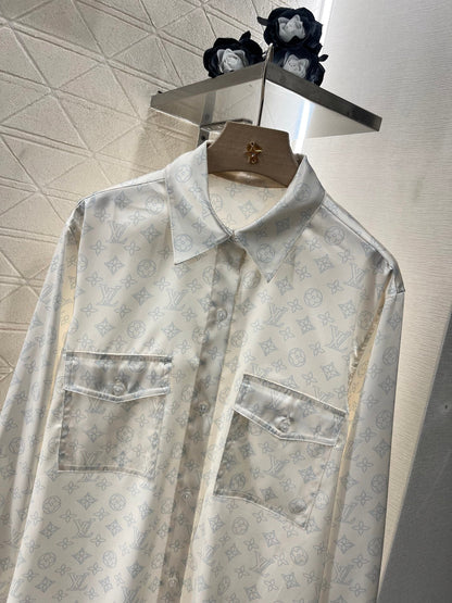 25SS  Collar printed shirt