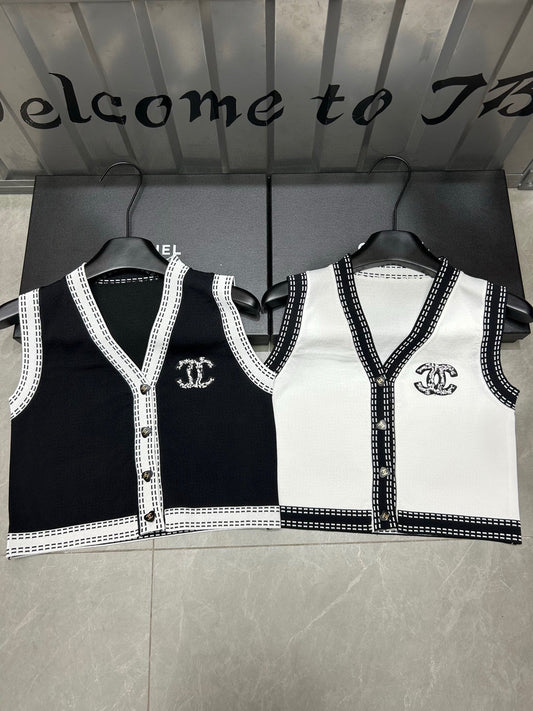 25 new Rhinestone logo vest