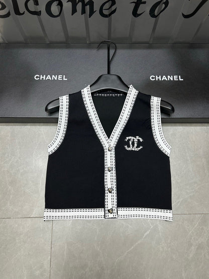 25 new Rhinestone logo vest