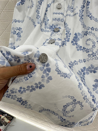 25 Flap Pocket Printed Dress