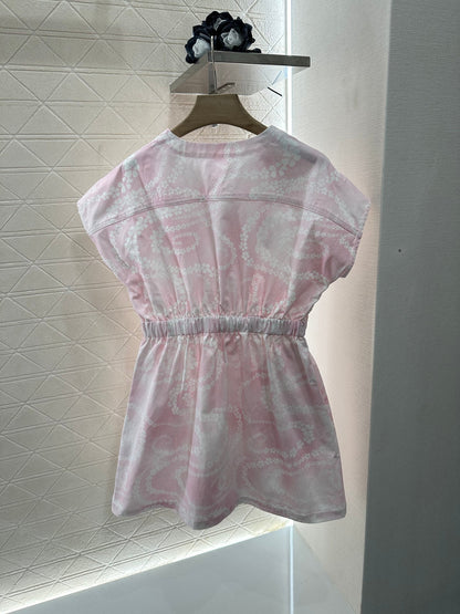 25 Flap Pocket Printed Dress