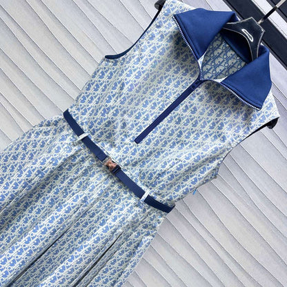 25 Jacquard Waistband Vest Skirt