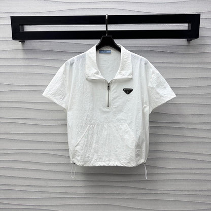 25 Lapel Blouse and Half Skirt Set