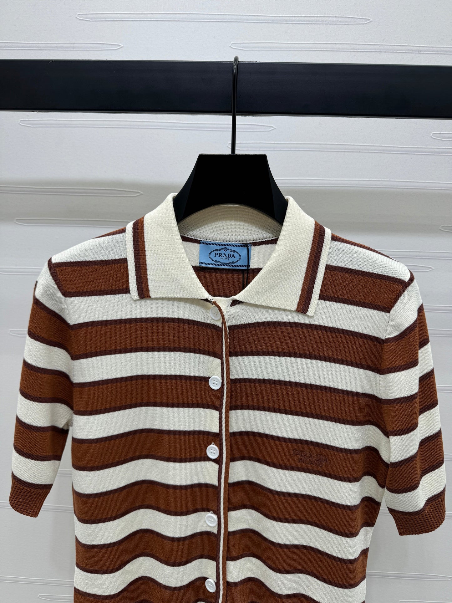 25 Lapel Striped Knit Short Sleeve Cardigan!