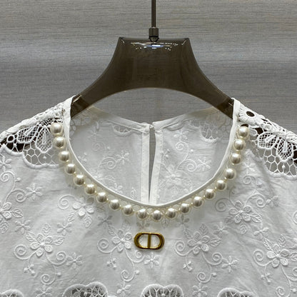 25  Embroidered Delicate Vest + Skirt Set