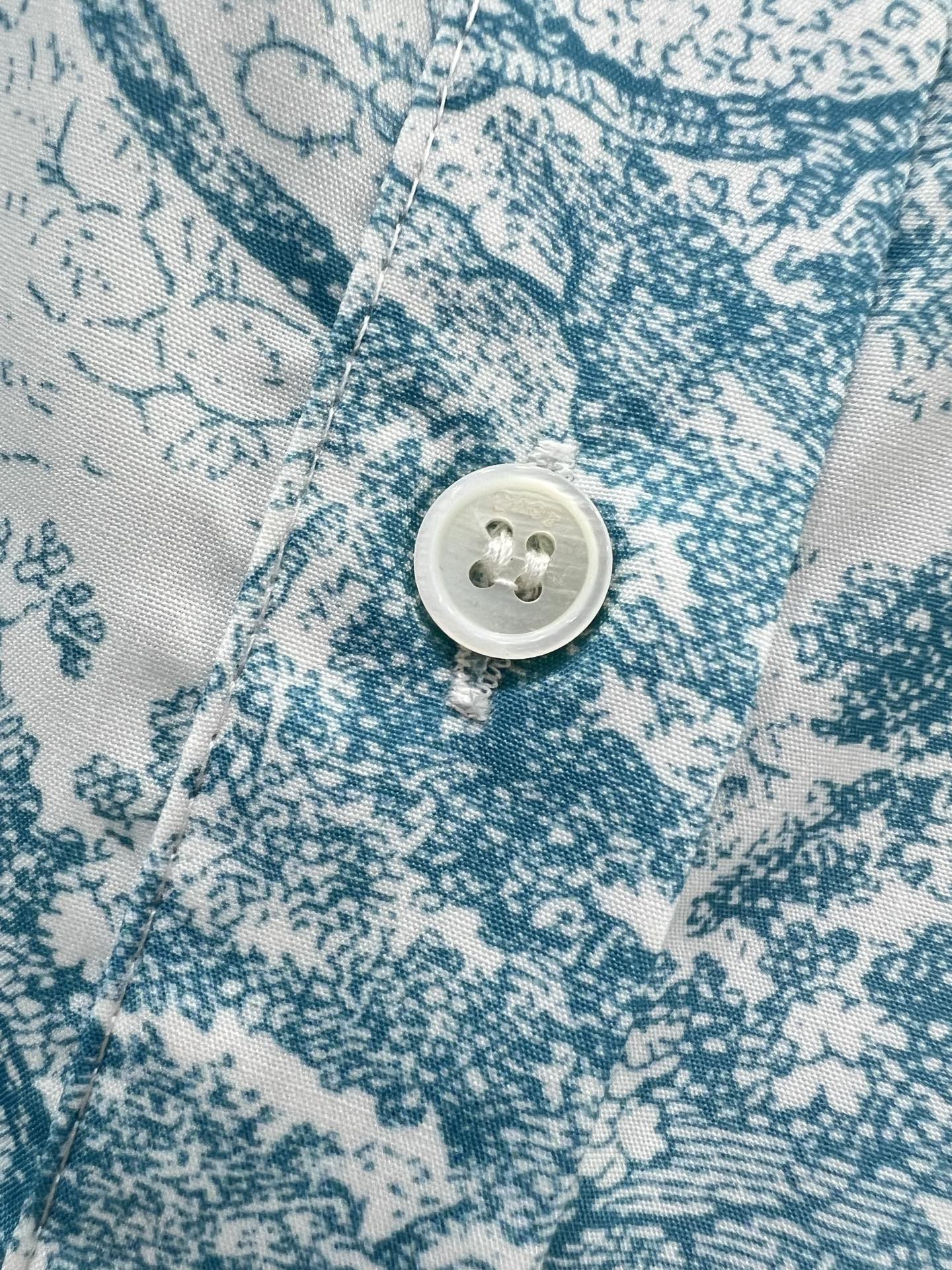 D 25 new jungle animal print Tie short shirt