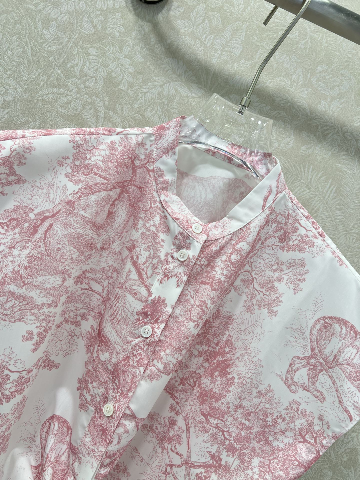 D 25 new jungle animal print Tie short shirt