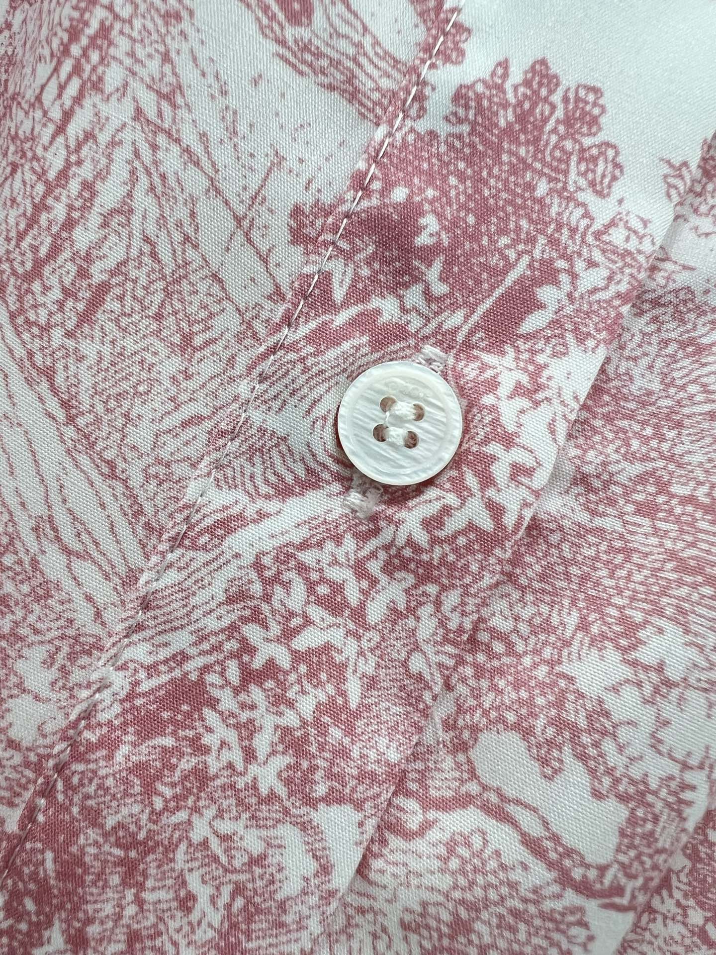 D 25 new jungle animal print Tie short shirt