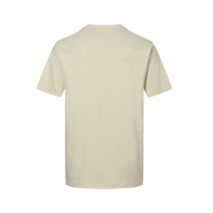 25ss Gradient letter logo printed short sleeved shirt