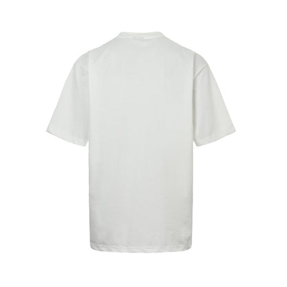 logo dissolving frayed short sleeves