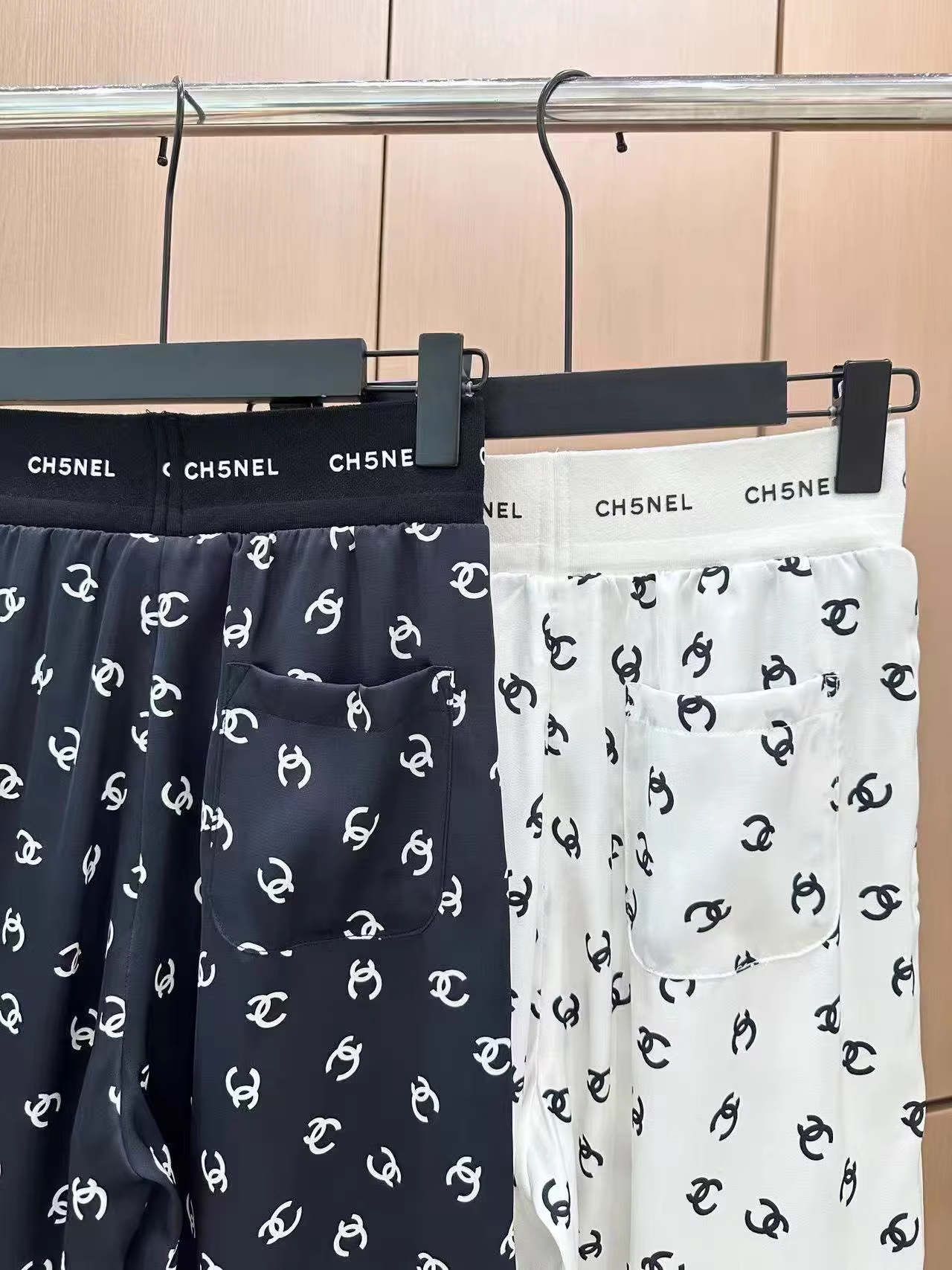 2025 Ribbon printed casual pants