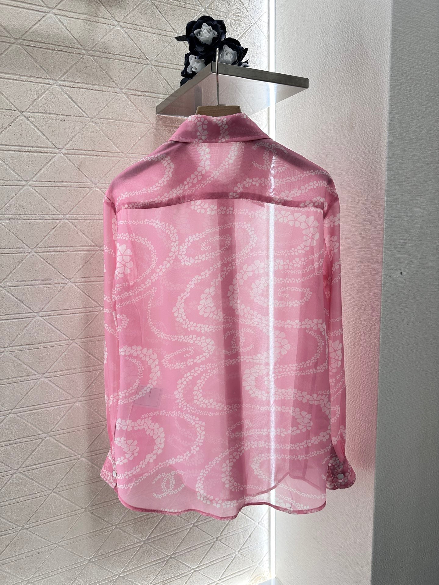 C 25 Printed Lapel Shirt