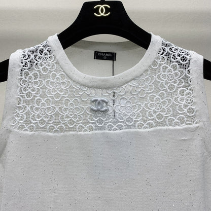 25 Patchwork Lace Crochet Vest