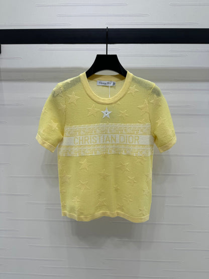 25 Colorblocked Logo Knit Short Sleeve