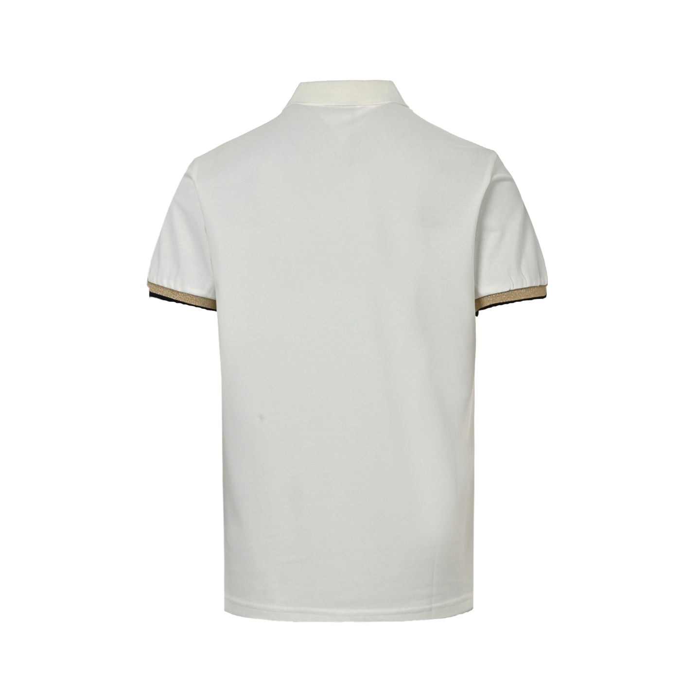 25ss CD gold thread embroidered letters Polo short sleeved shirt