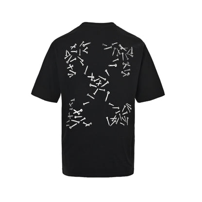 25ss nail arrow printed short sleeved shirt