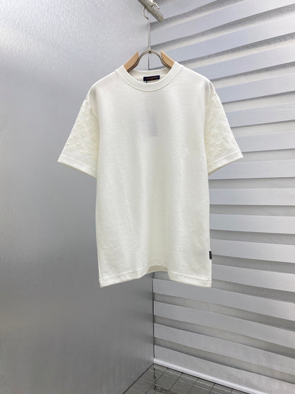 25ss sleeve jacquard T-shirt