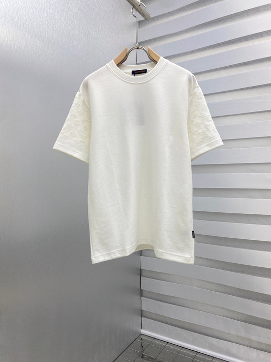 25ss sleeve jacquard T-shirt