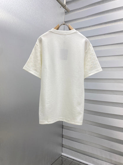 25ss sleeve jacquard T-shirt