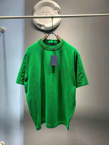 25ss sleeve jacquard T-shirt