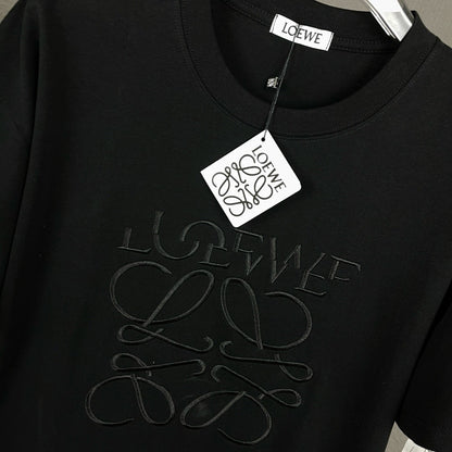 25ss misplaced logo embroidery T-shirt