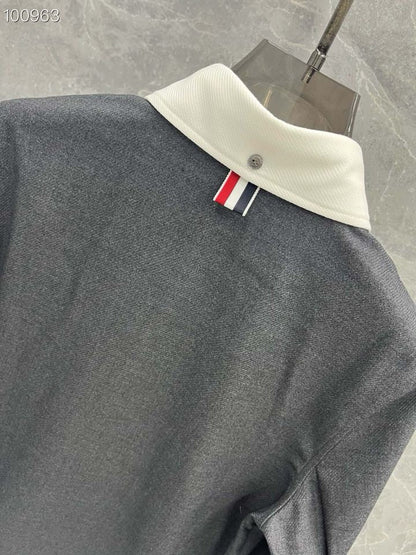 25 Gray Twill Stripe Shirt Jacket