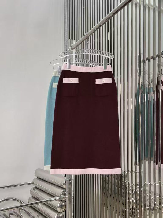 C 25 Handicraft Series Knitted Skirt