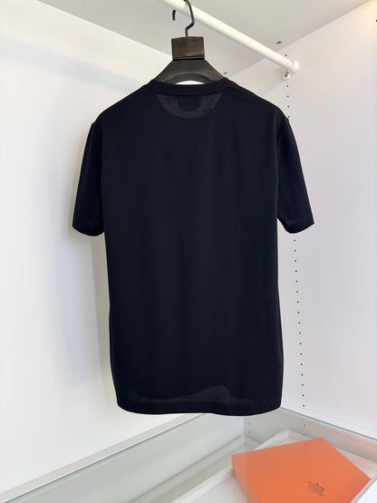 25SS Themed embroidered round neck short-sleeved T-shirt