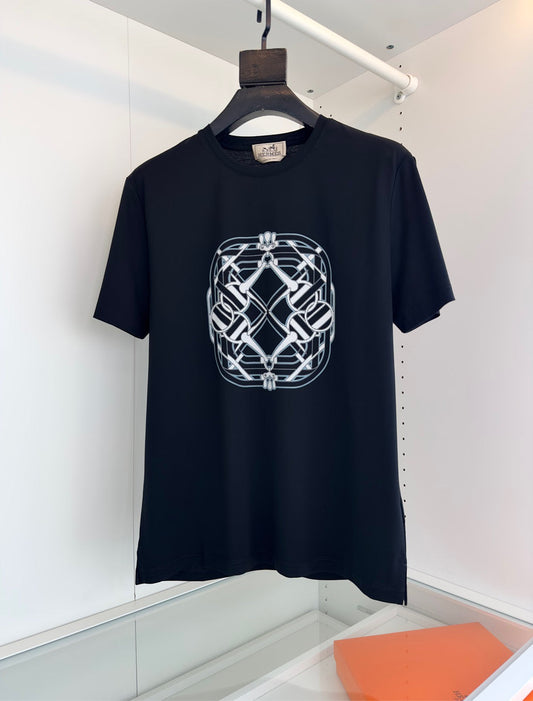25SS Theme printed round neck short-sleeved T-shirt