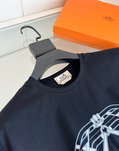 25SS Theme printed round neck short-sleeved T-shirt