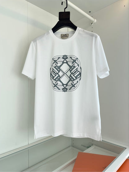 25SS Theme printed round neck short-sleeved T-shirt
