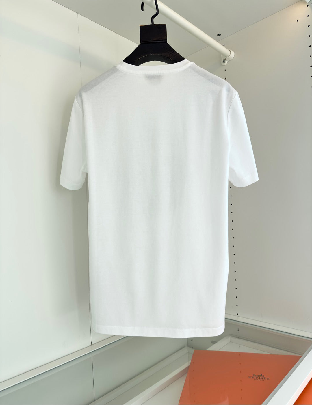 25SS Theme printed round neck short-sleeved T-shirt
