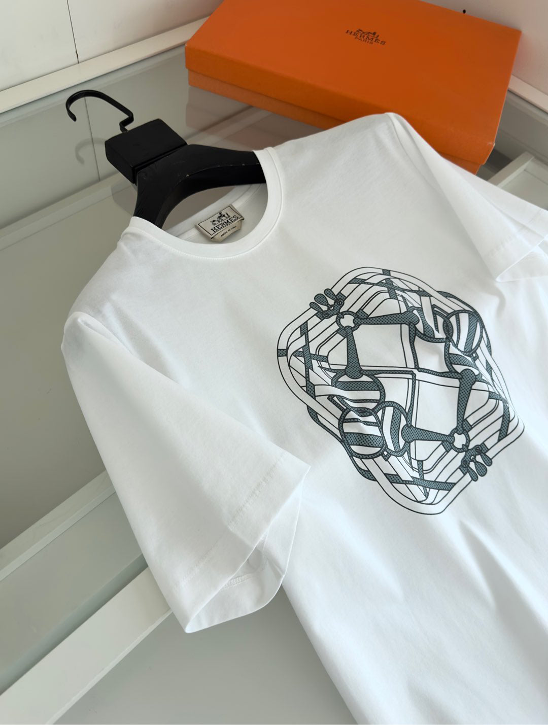25SS Theme printed round neck short-sleeved T-shirt