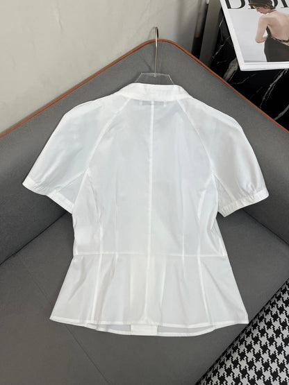 embroidered graphic T-shirt