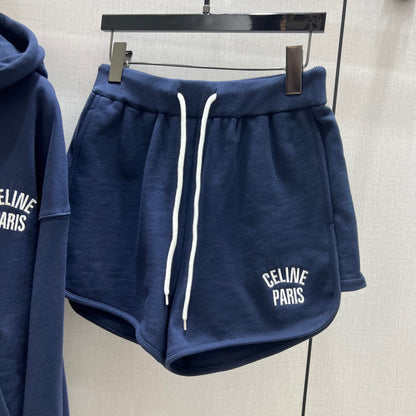 Hooded zip track suit