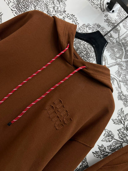 Hooded Short Sweatshirt + Shorts
