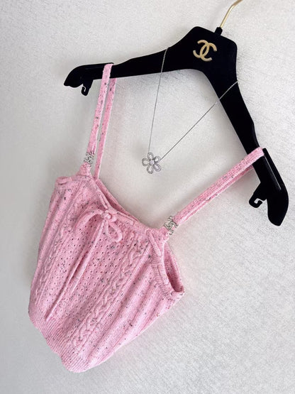 25ss Bowknot Camisole Vest